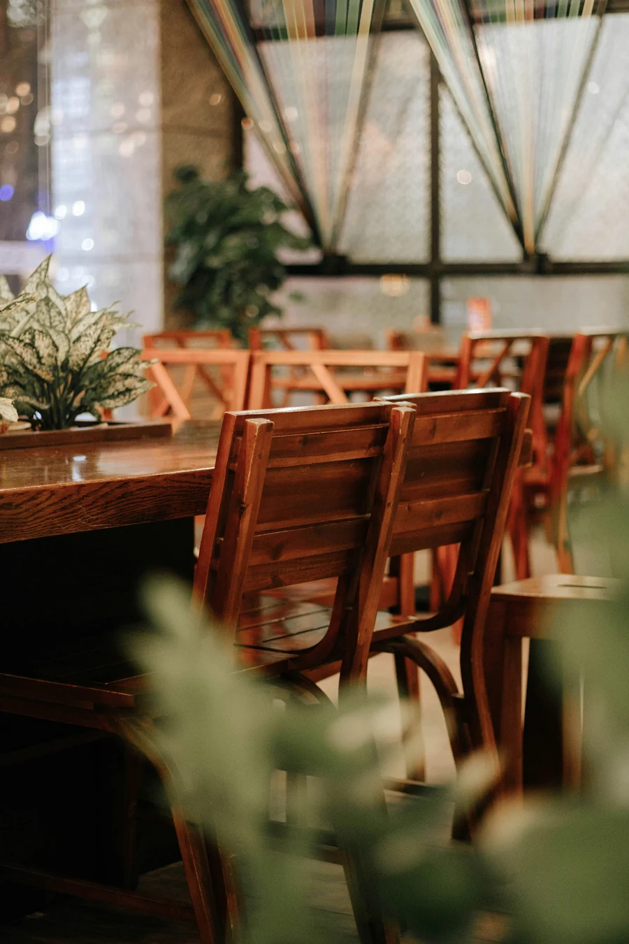 Handcrafted dining chairs